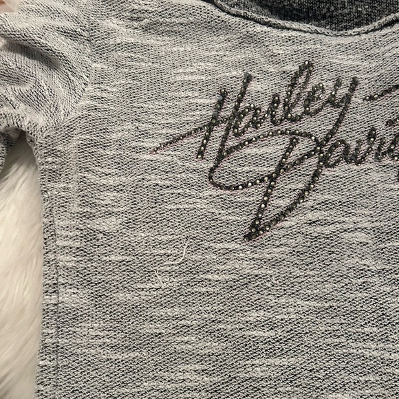 Harley Davidson Distressed Long Sleeve Sweater Shirt - Picture 4 of 5